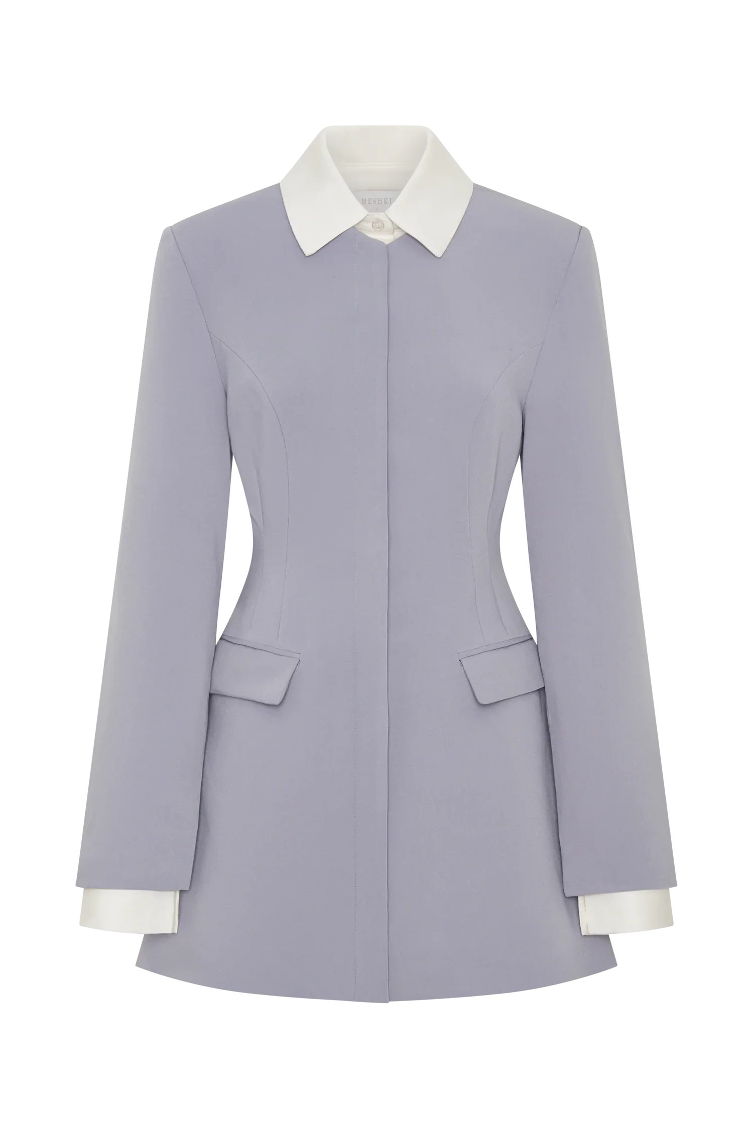 Gretchen Suiting Mini Dress Grey