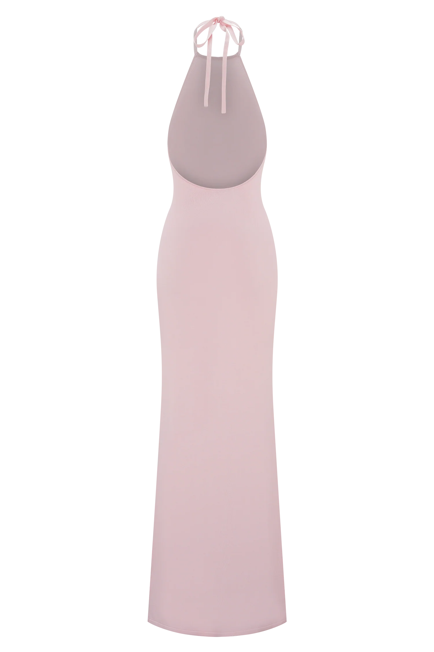 Brock Knit Halter Maxi Dress Baby Pink