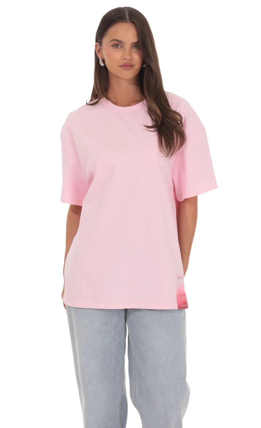 Graphic T Shirt in Pink