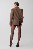 Mateo Oversized Blazer Cacao Brown