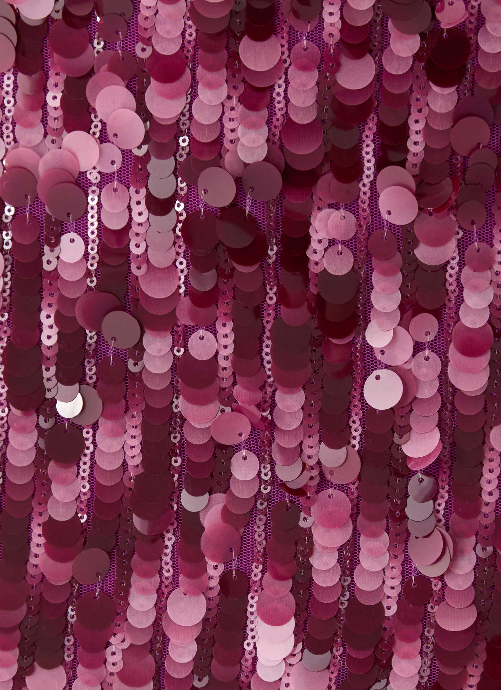 Malayah Sequin Mini Skort Plum