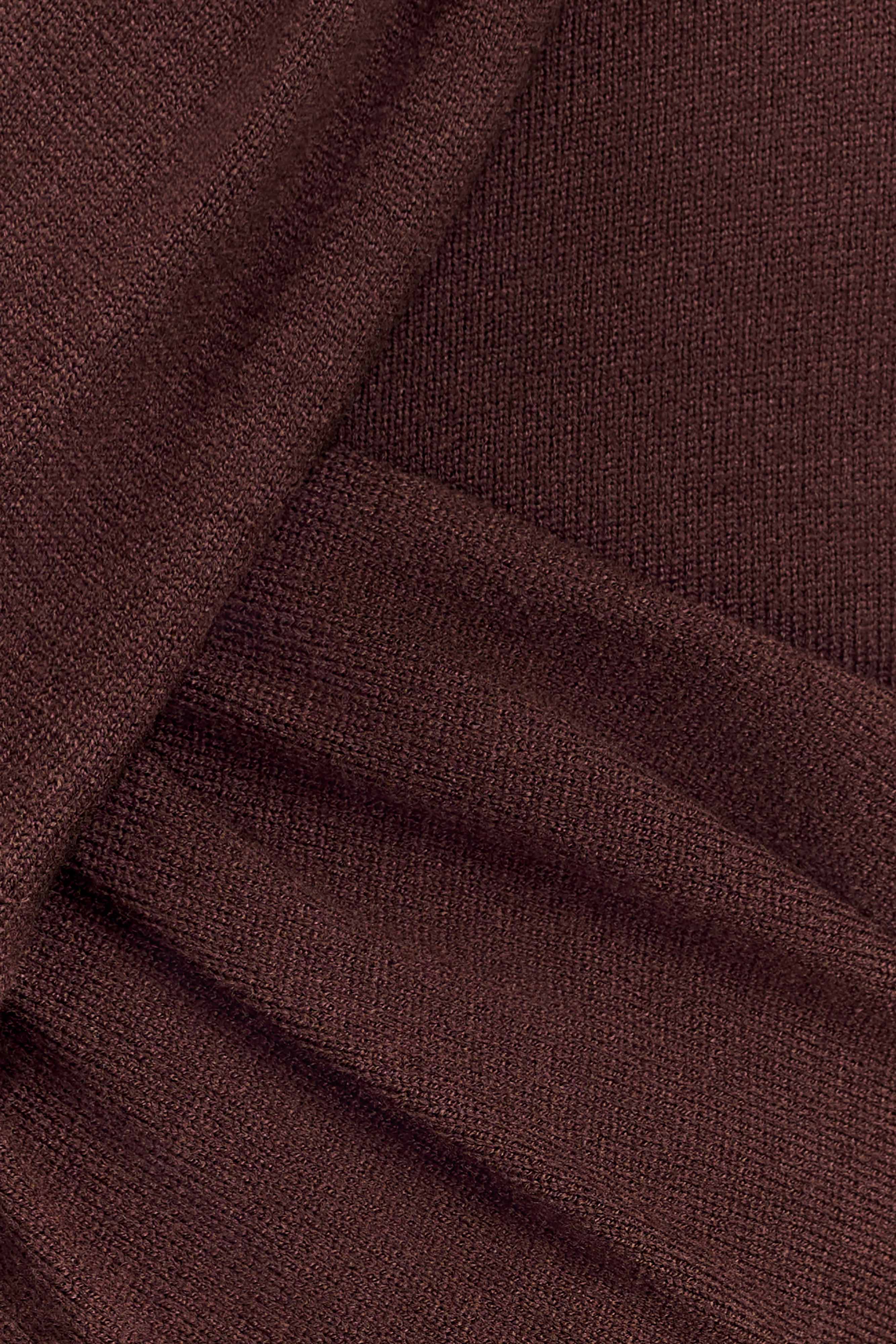 Kaylen Knit Long Sleeve Top Dark Chocolate