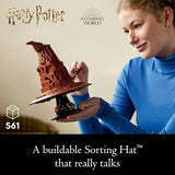 LEGO Harry Potter Talking Sorting Hat W 31 Voices Harry Potter Building Set Gift Idea for Adults Women Men 18 76429