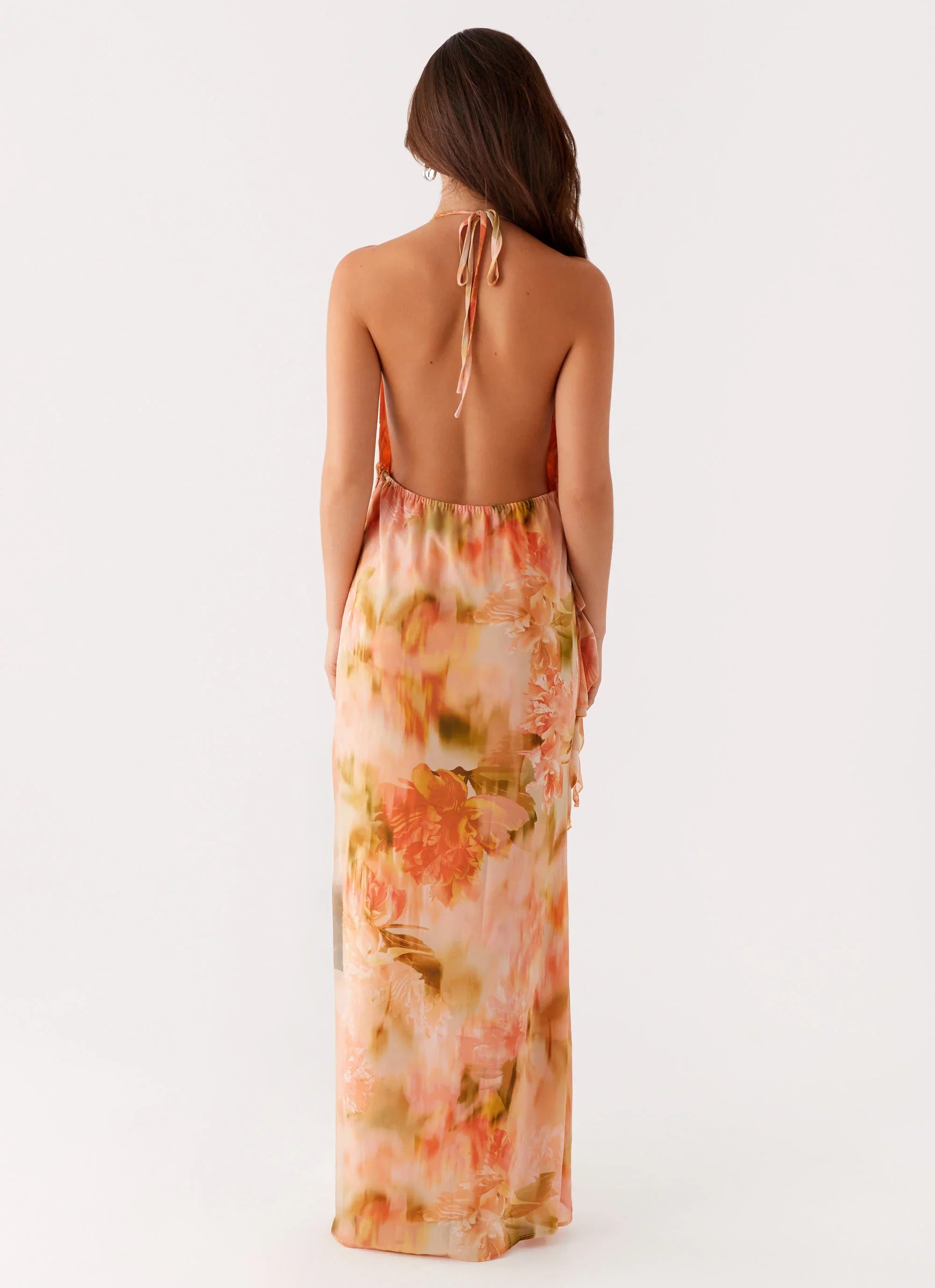 Diedre Rose Strappy Maxi Dress Sunset Floral