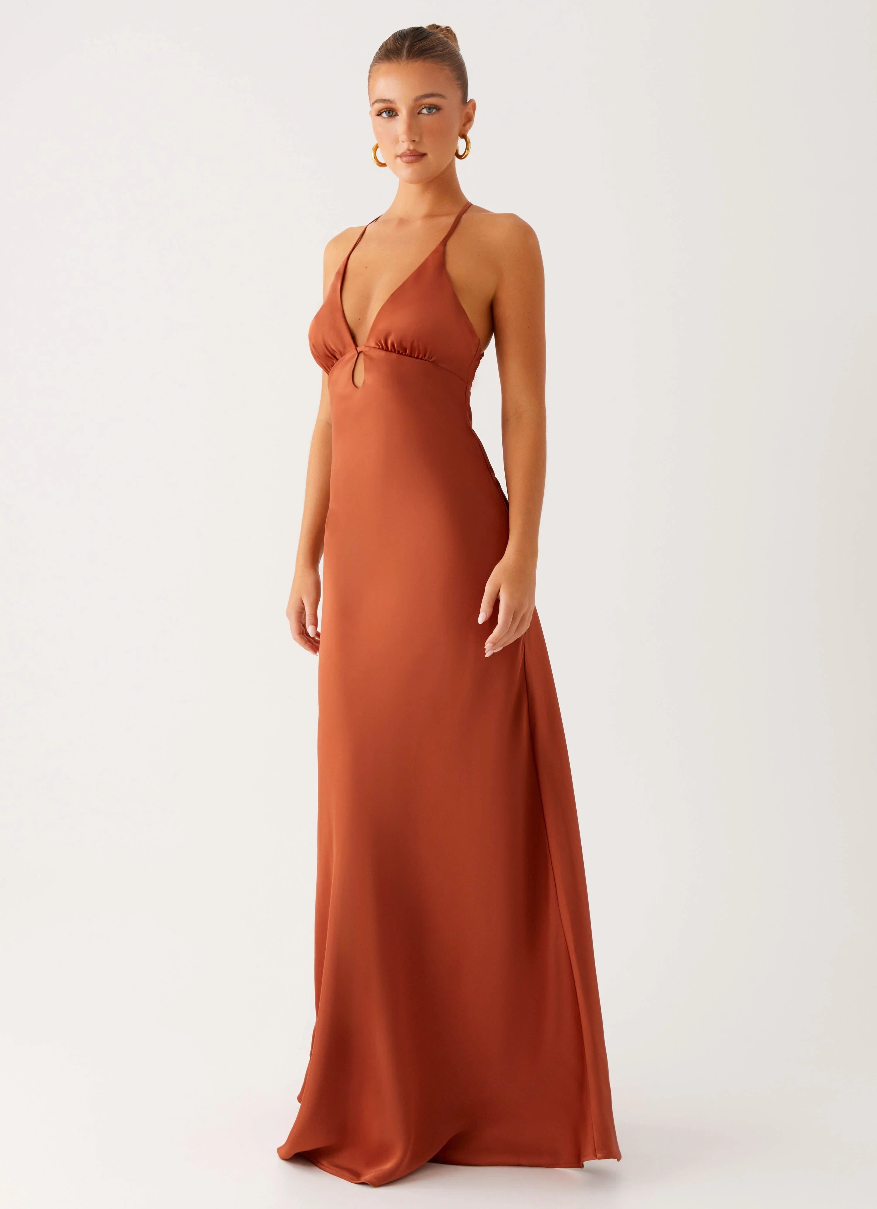 Sundowner Maxi Dress Rust