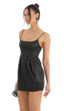 Glitter Dress in Black