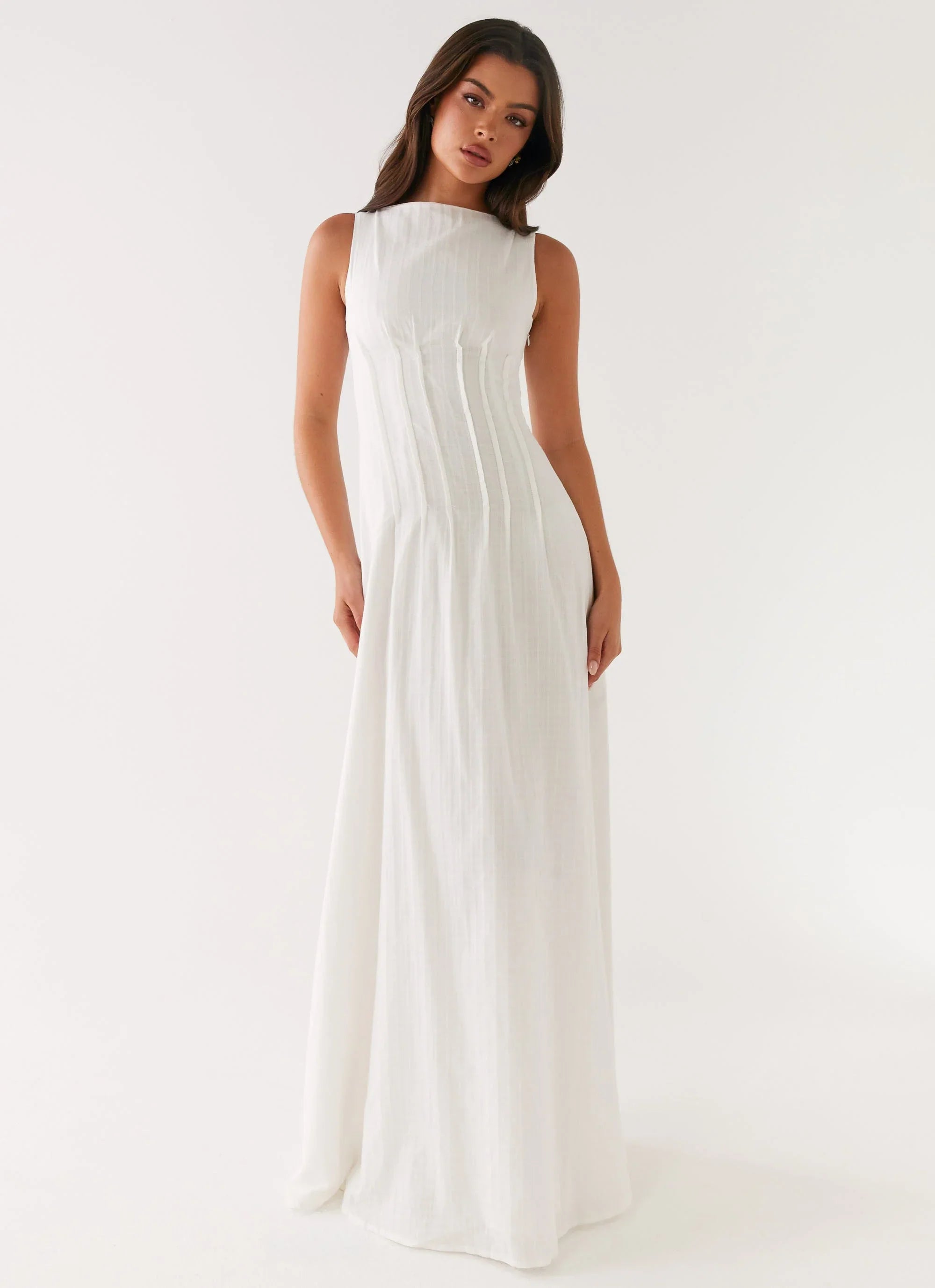 Maloney Maxi Dress White