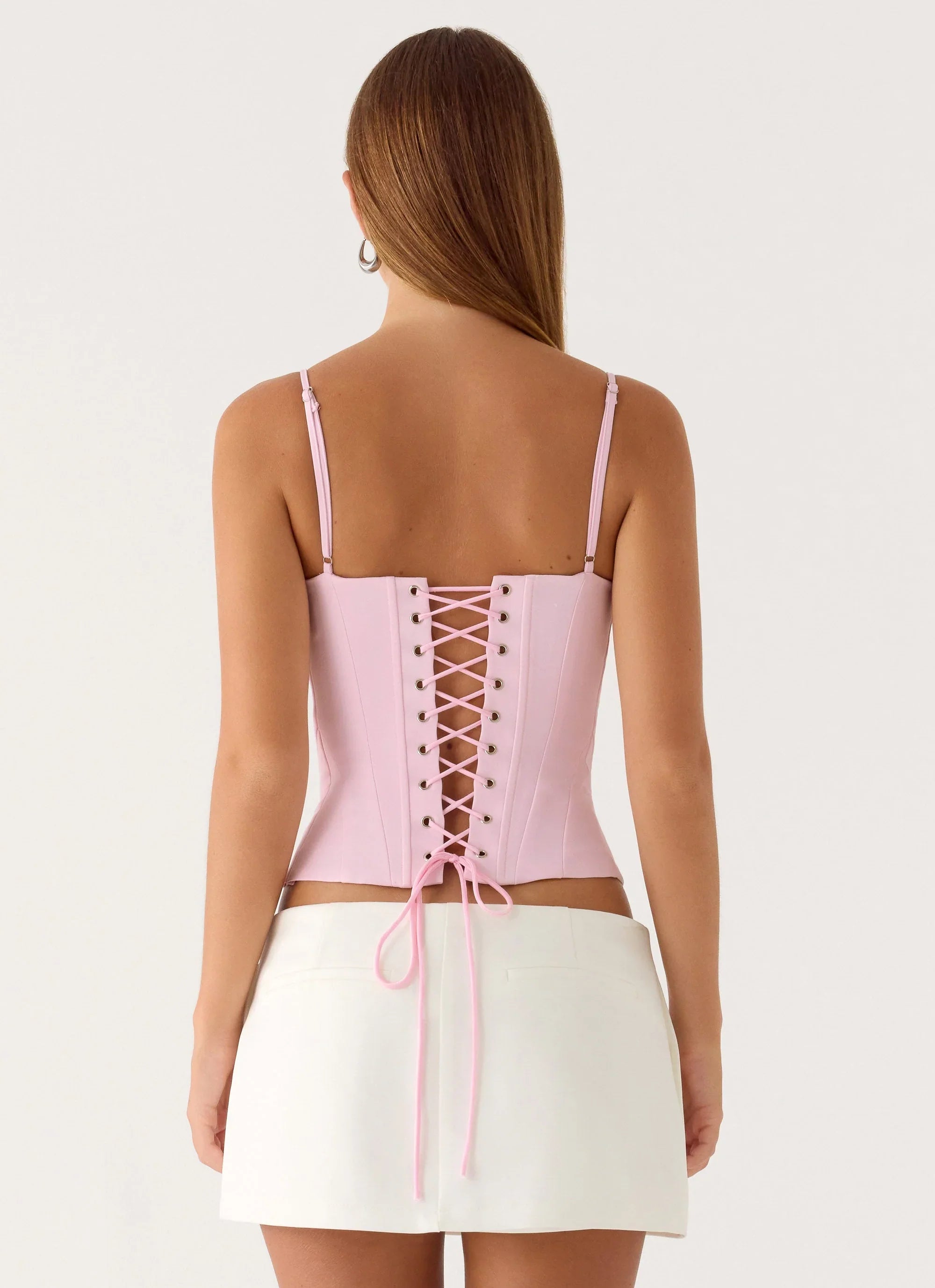 Tayana Corset Top Pink