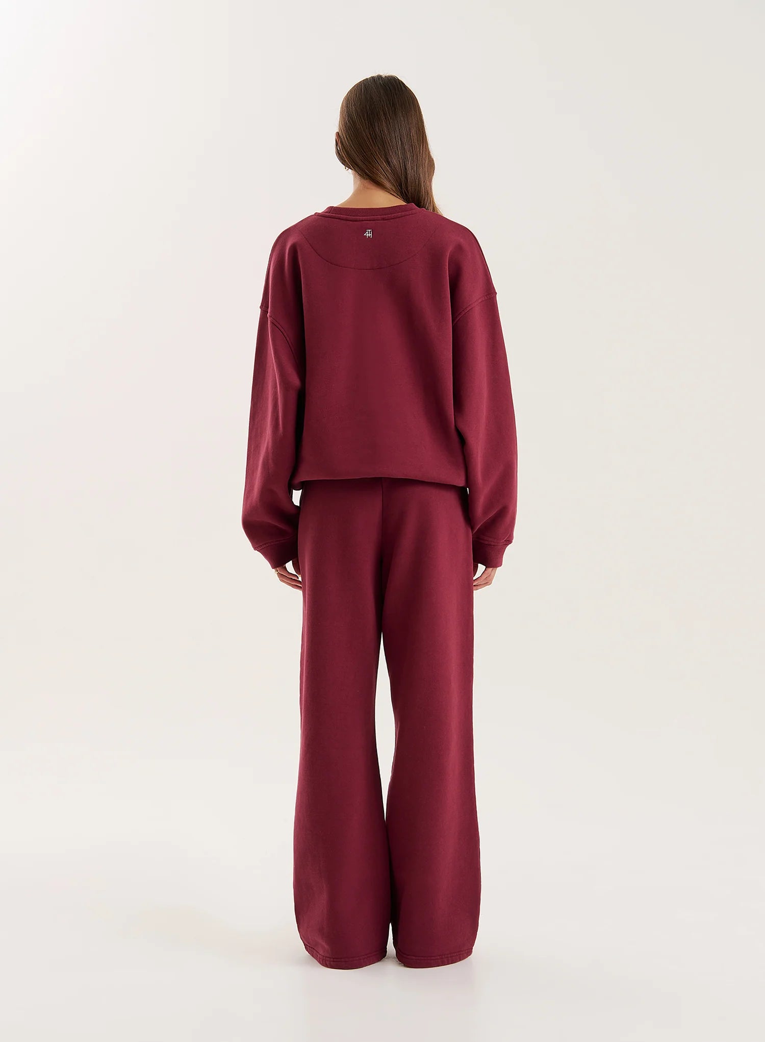 Burgundy Fourth Embroidered Branded Sweatshirt