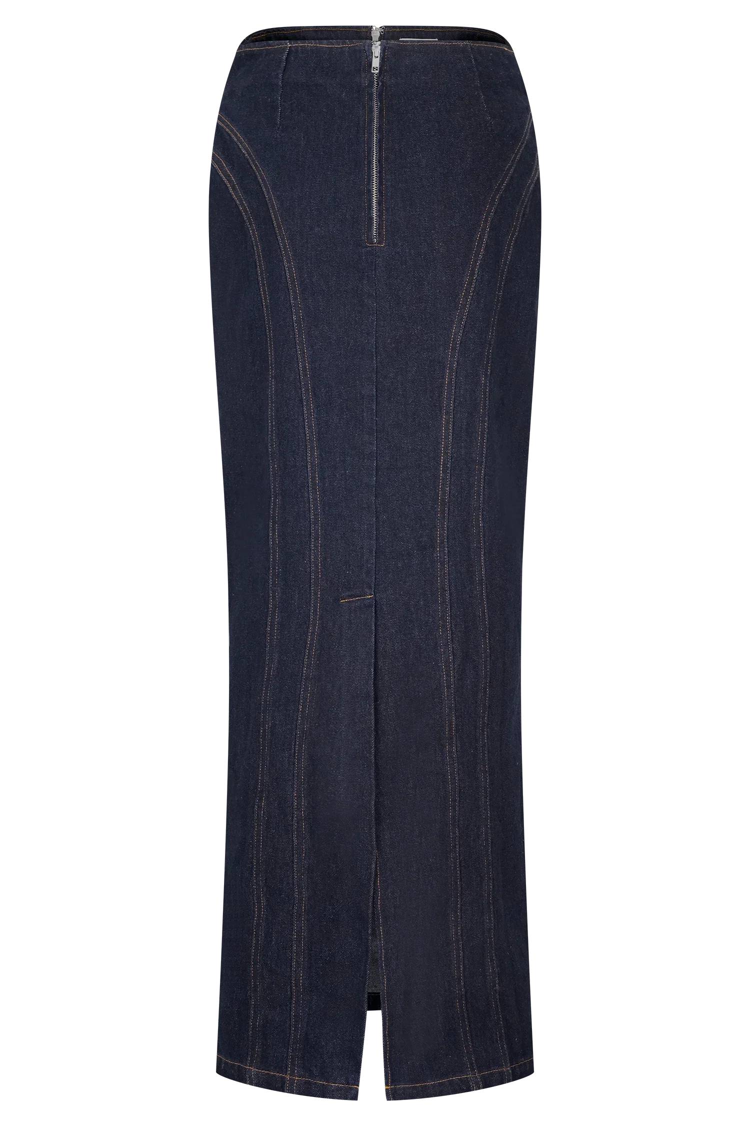 Alma Denim Maxi Skirt Indigo Blue