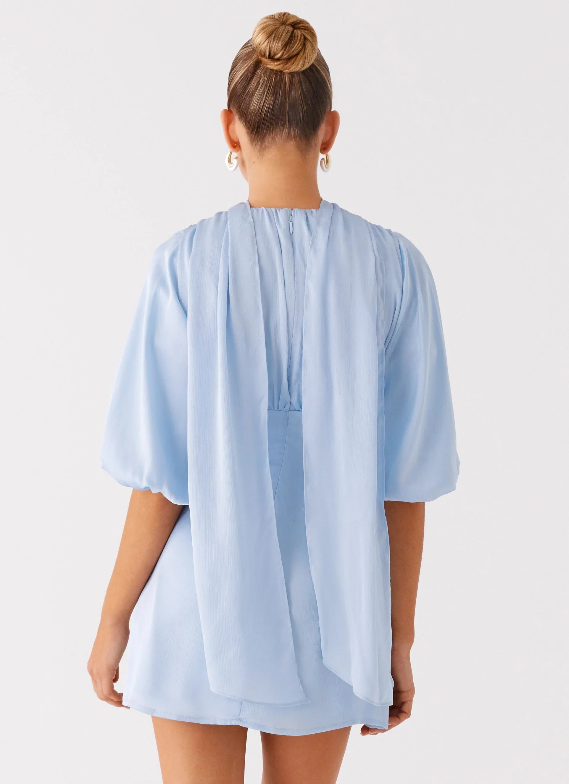 Mary Mini Dress Blue