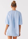Mary Mini Dress Blue
