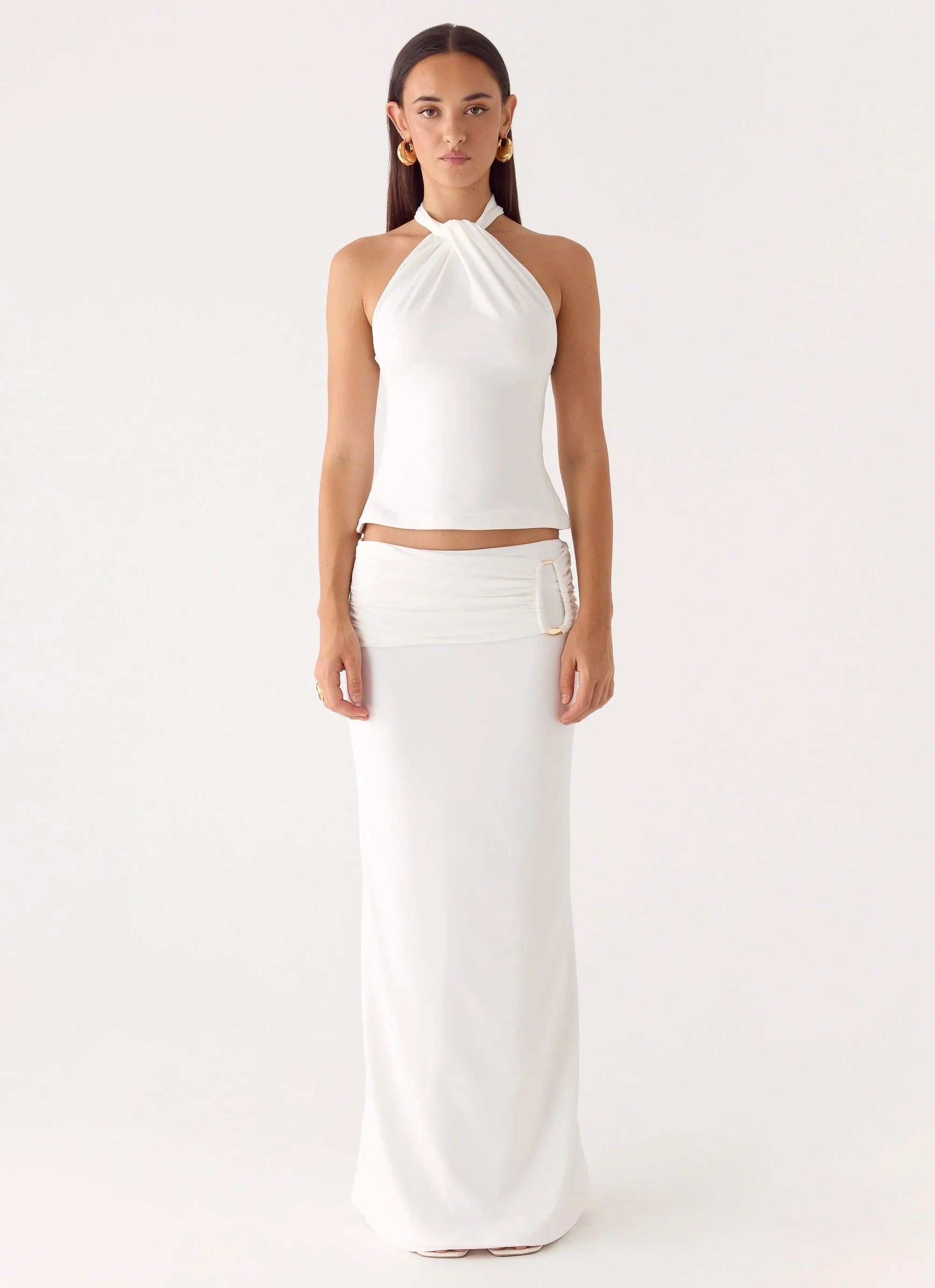 Rosanna Maxi Skirt White