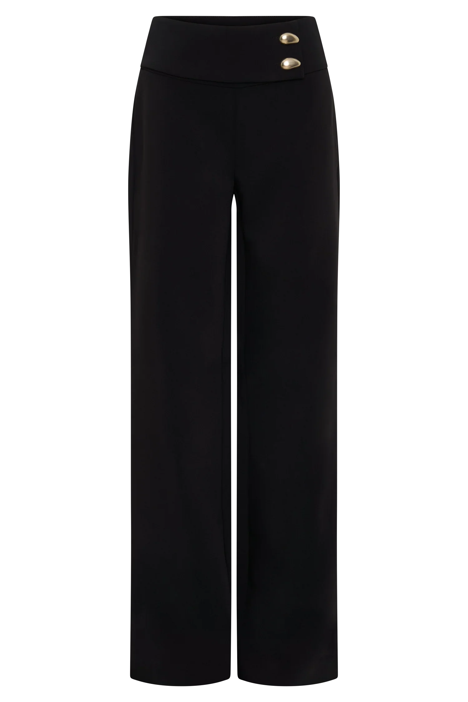 Lindie Straight Leg Suiting Pants Black