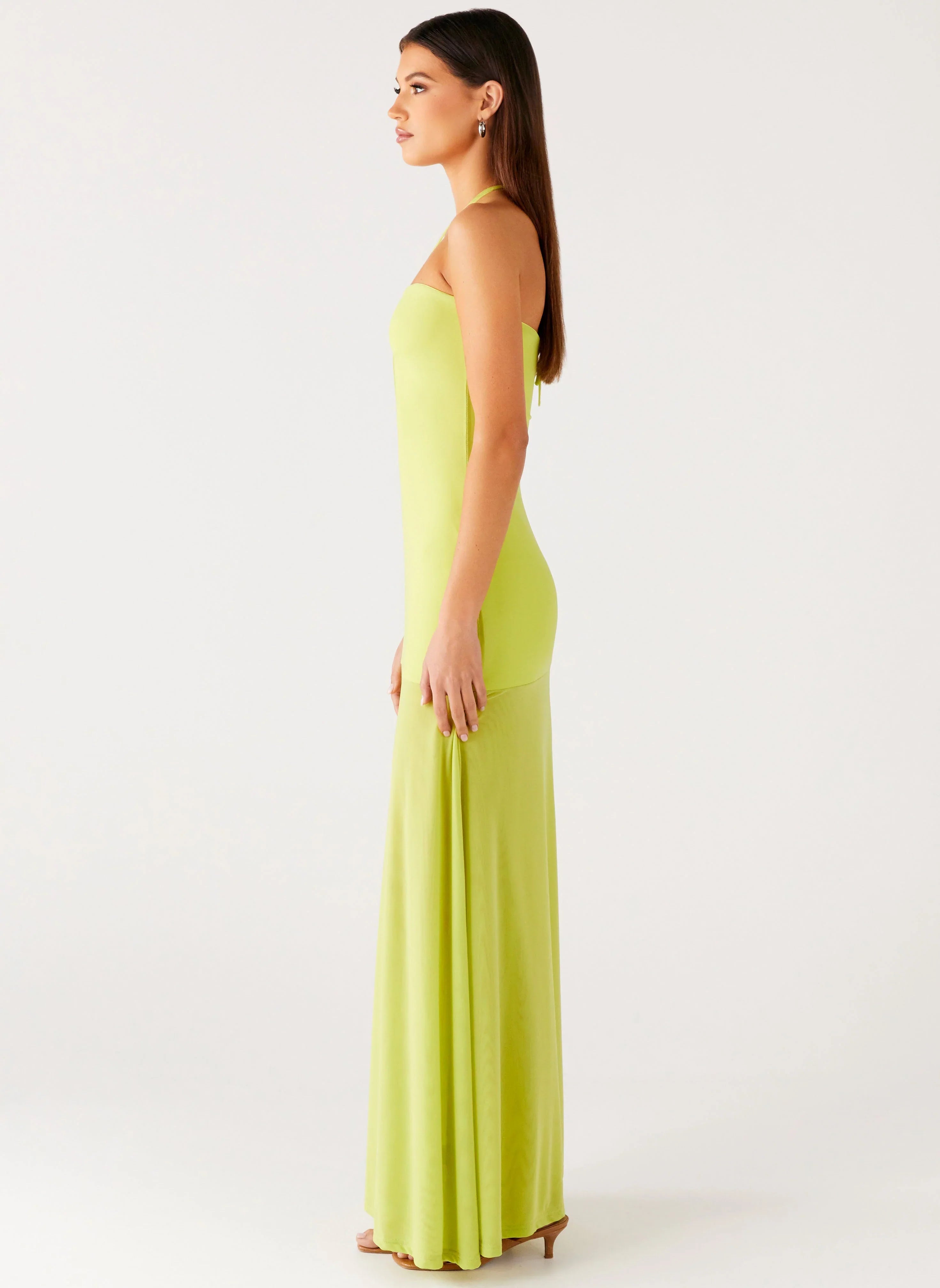 Claria Maxi Dress Lime
