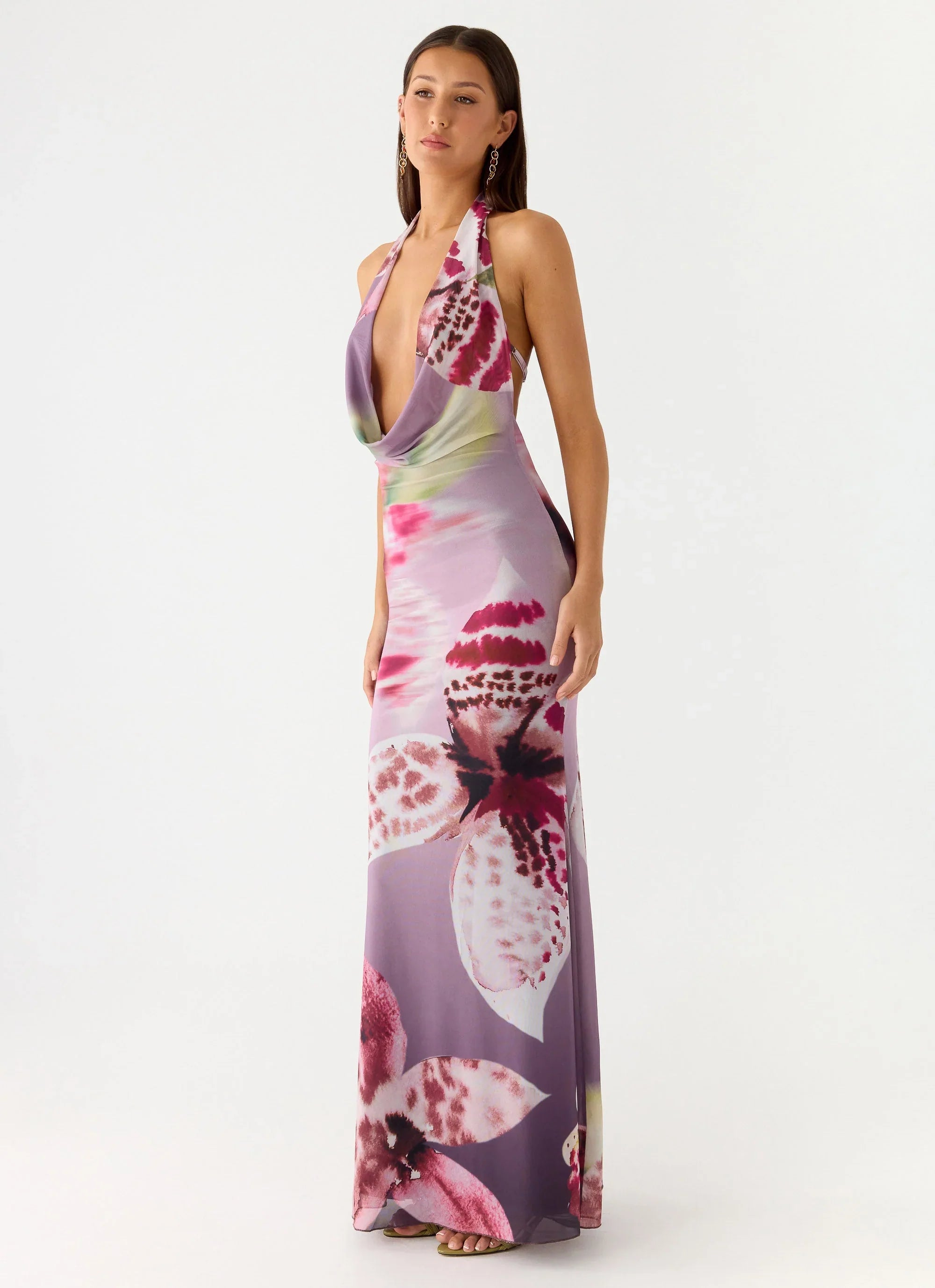 Like You Better Maxi Dress Ombre Floral Affair