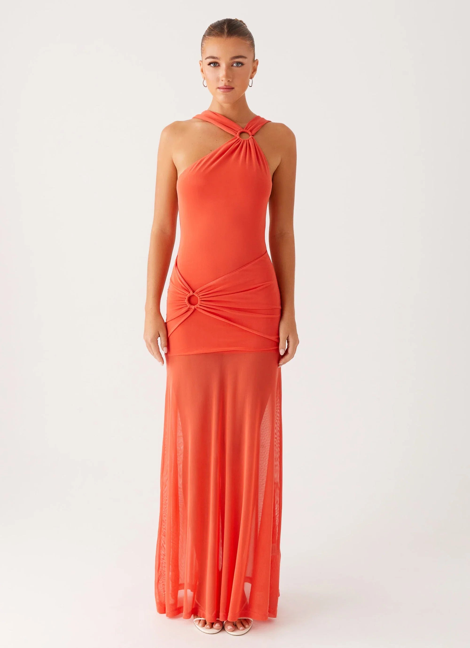 Kavala Maxi Dress Coral