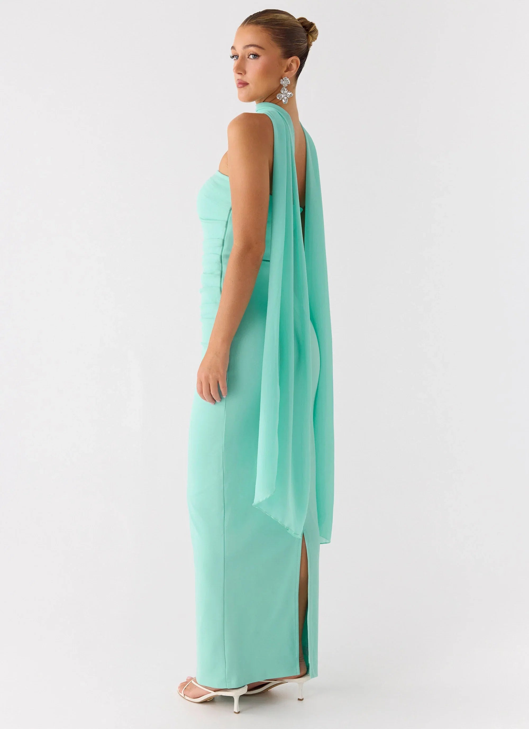 Libra Maxi Dress Aqua