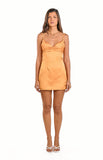 Honey Orange Mini Dress