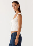 Fornarina Top White