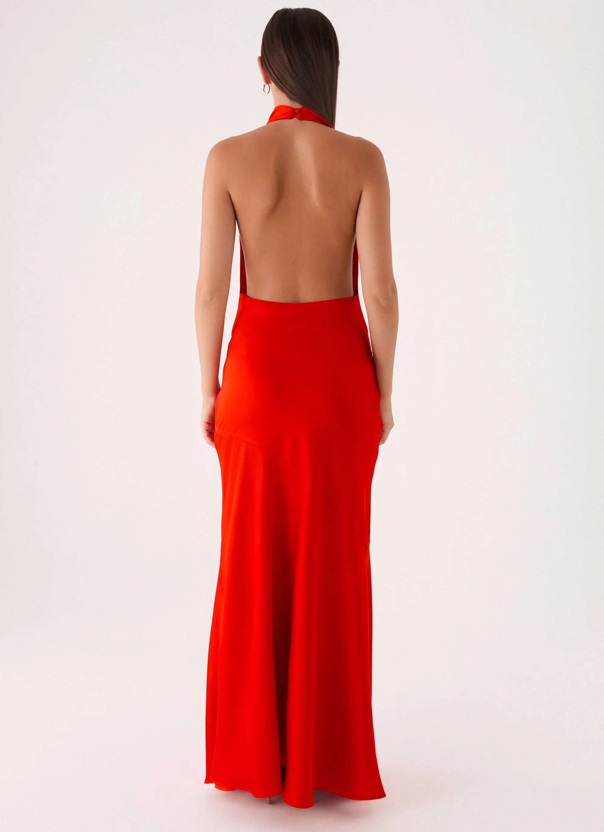 Rumina Sash Maxi Dress Tangerine