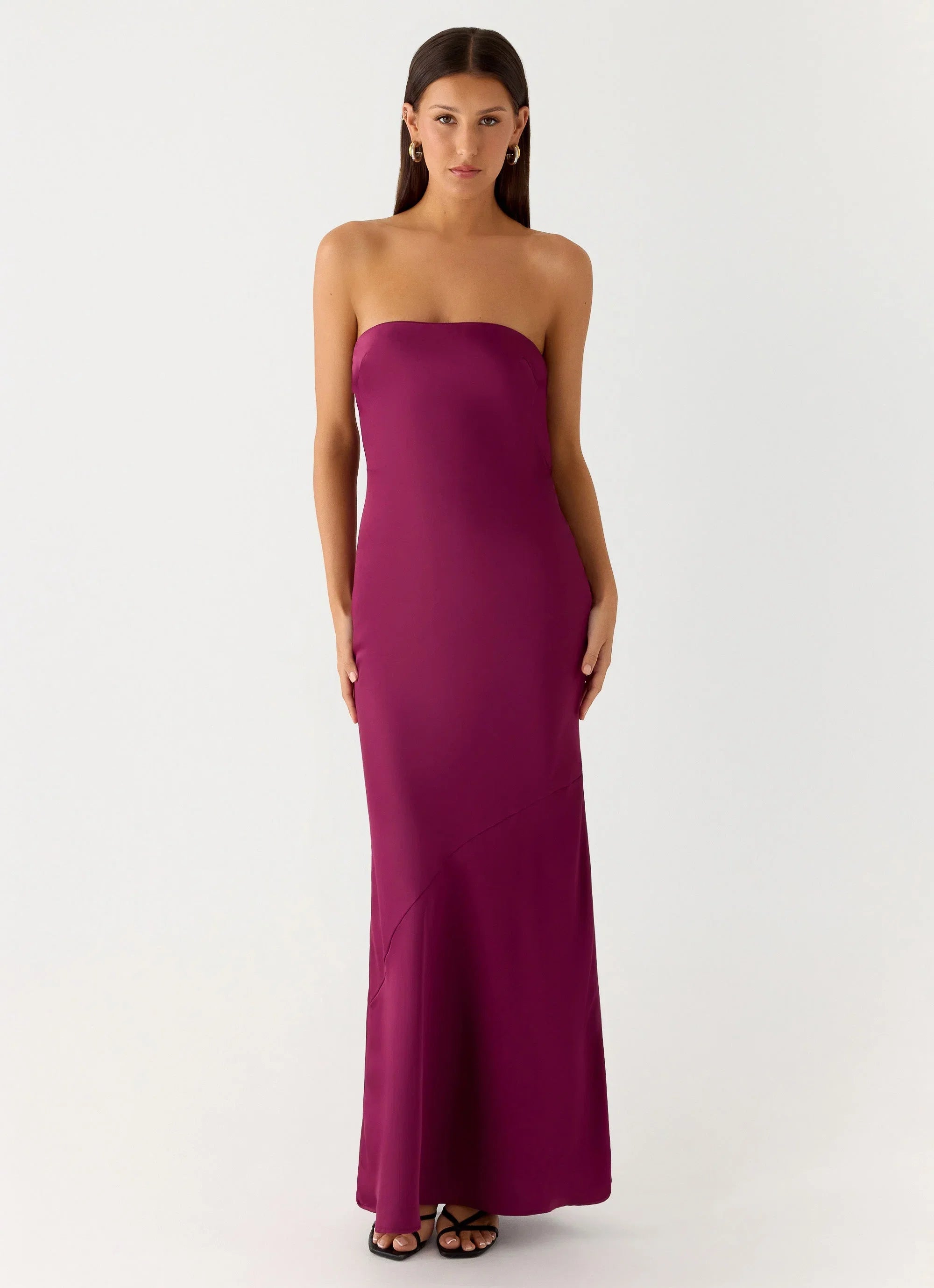 Endless Nights Maxi Dress Plum