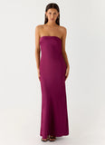 Endless Nights Maxi Dress Plum