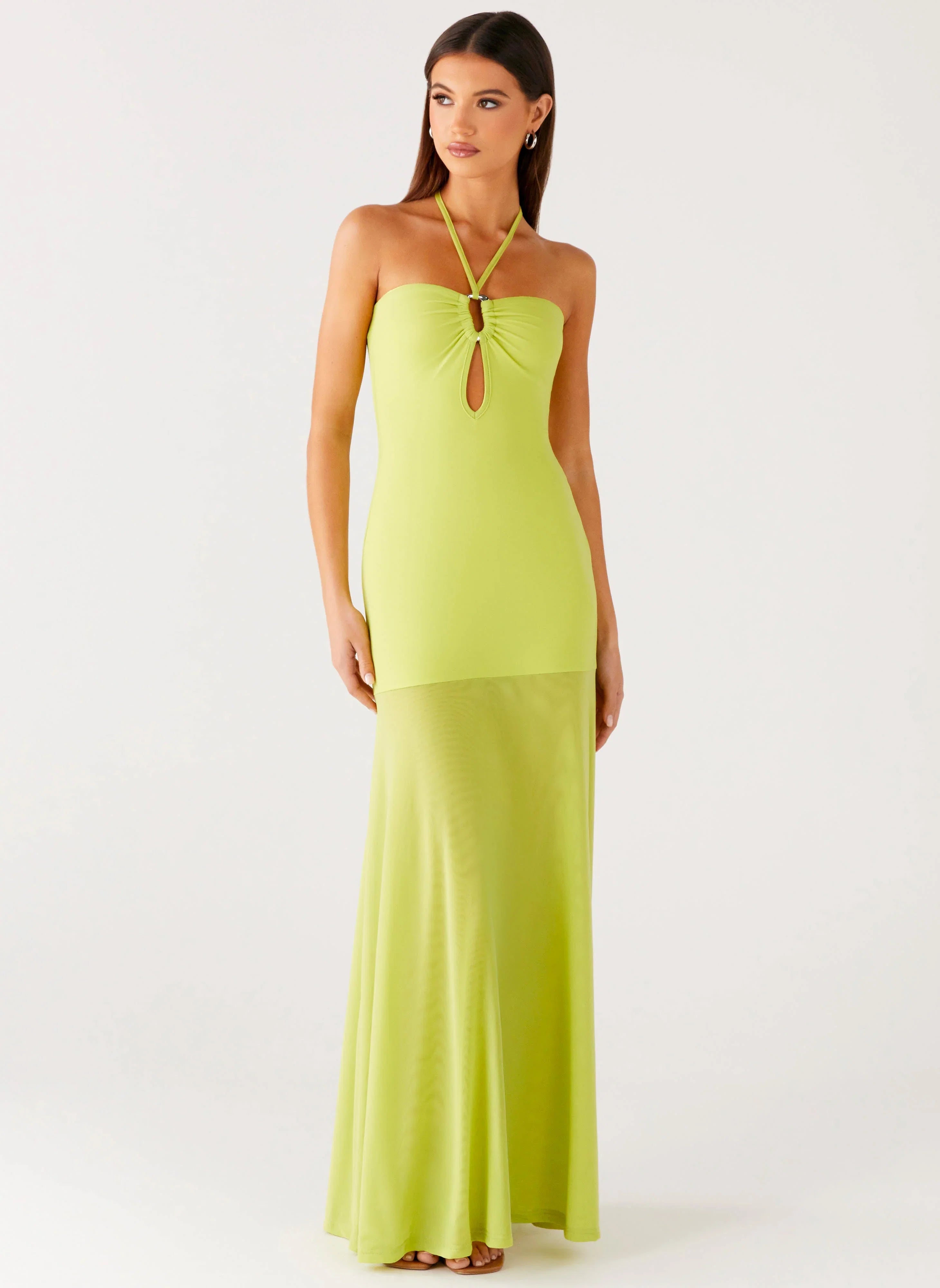 Claria Maxi Dress Lime