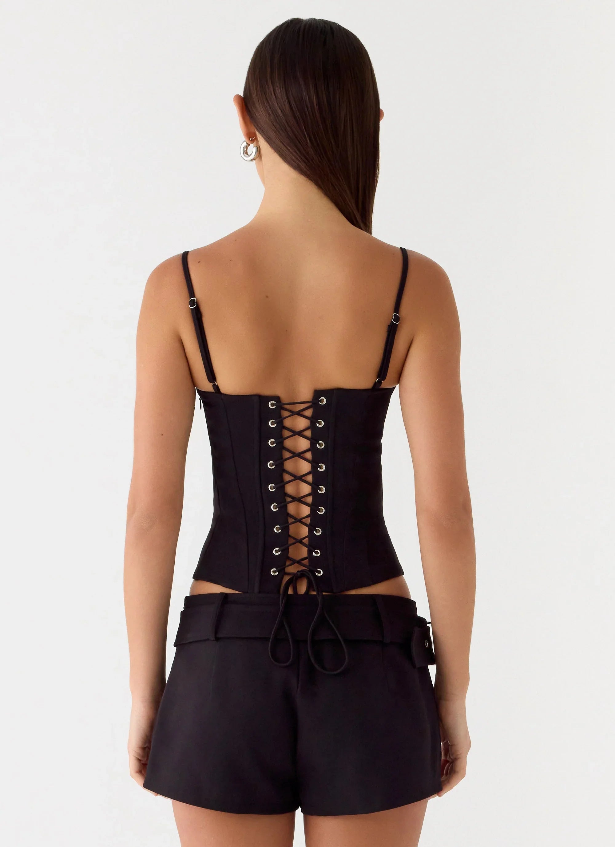 Tayana Corset Top Black
