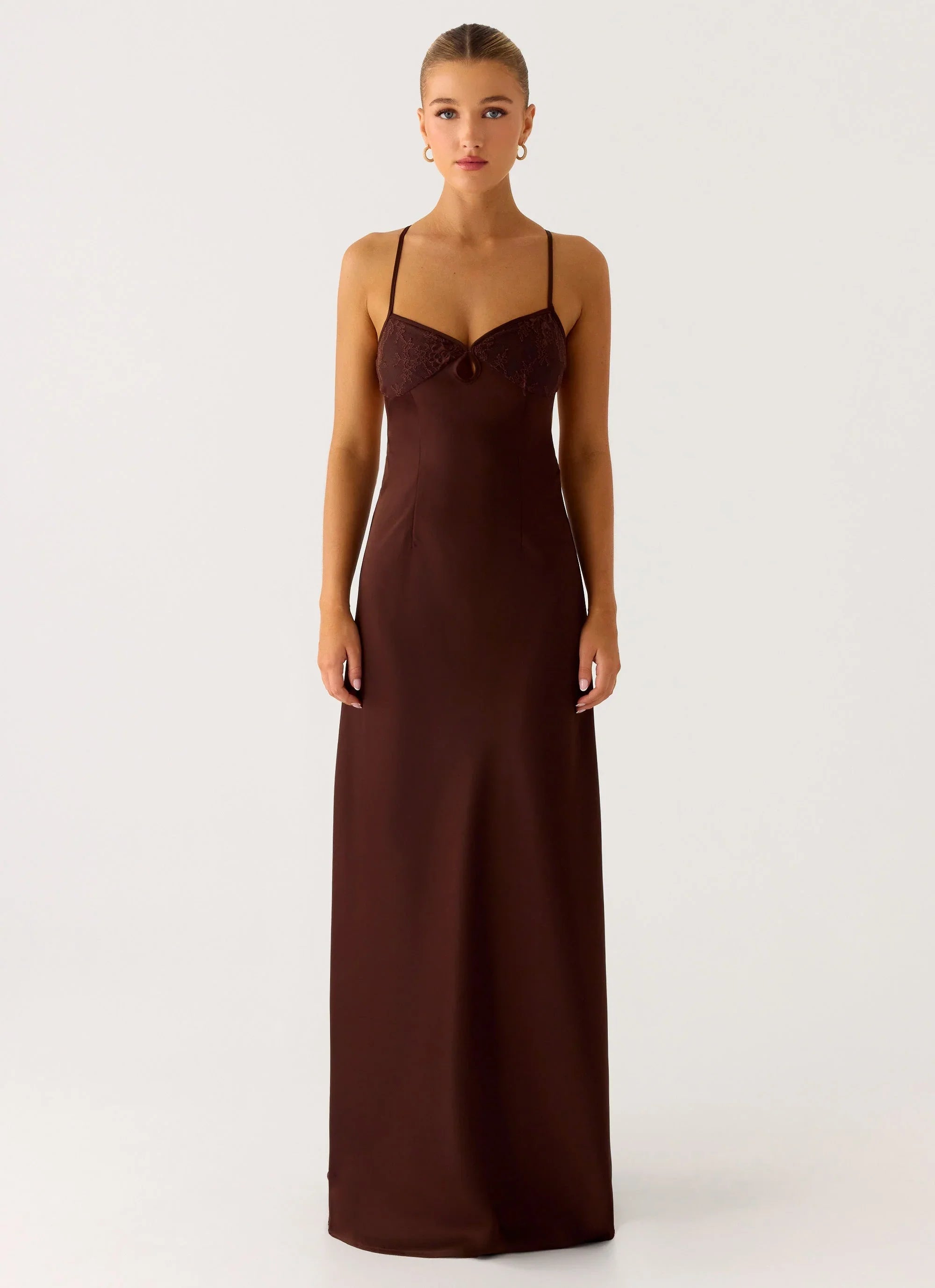 Joanie Maxi Dress Chocolate