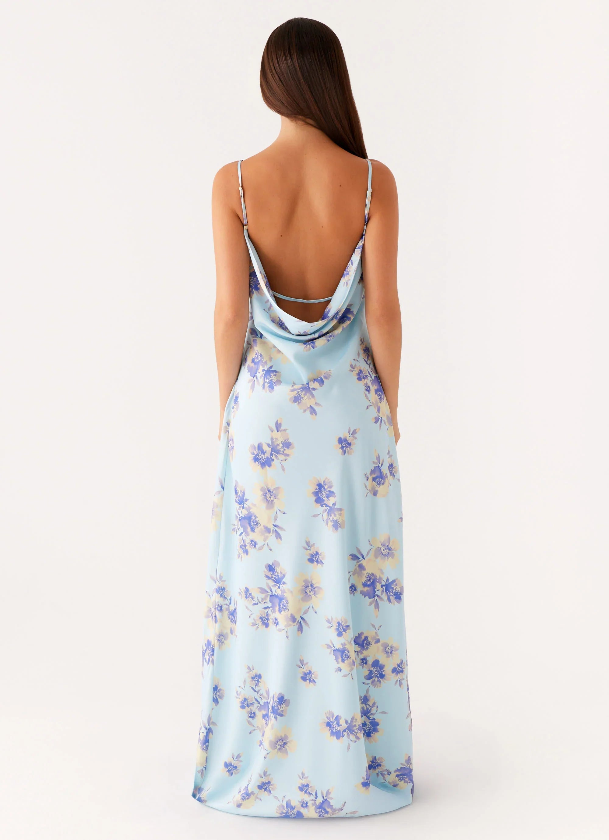 Liana Cowl Maxi Dress Print