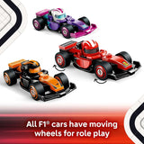 LEGO F1 Collectible Race Cars 6 Pack Building Set for Boys Girls Ages 6 Birthday Party Favor or Gift Mystery Box W Surprise F1 Car Toys Travel Toys for Kids 66796