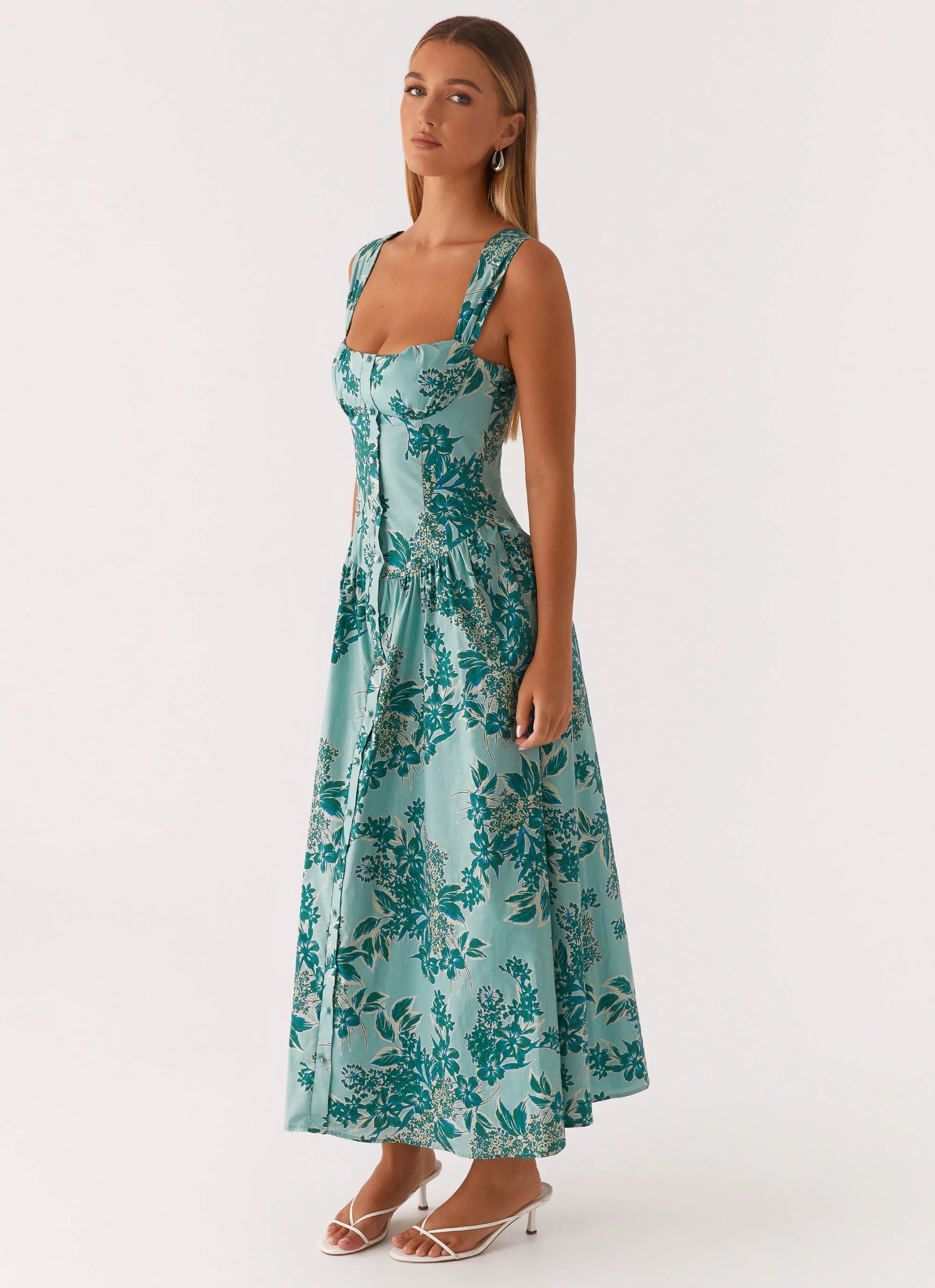 Emmalina Midi Dress Cloud Nine Floral