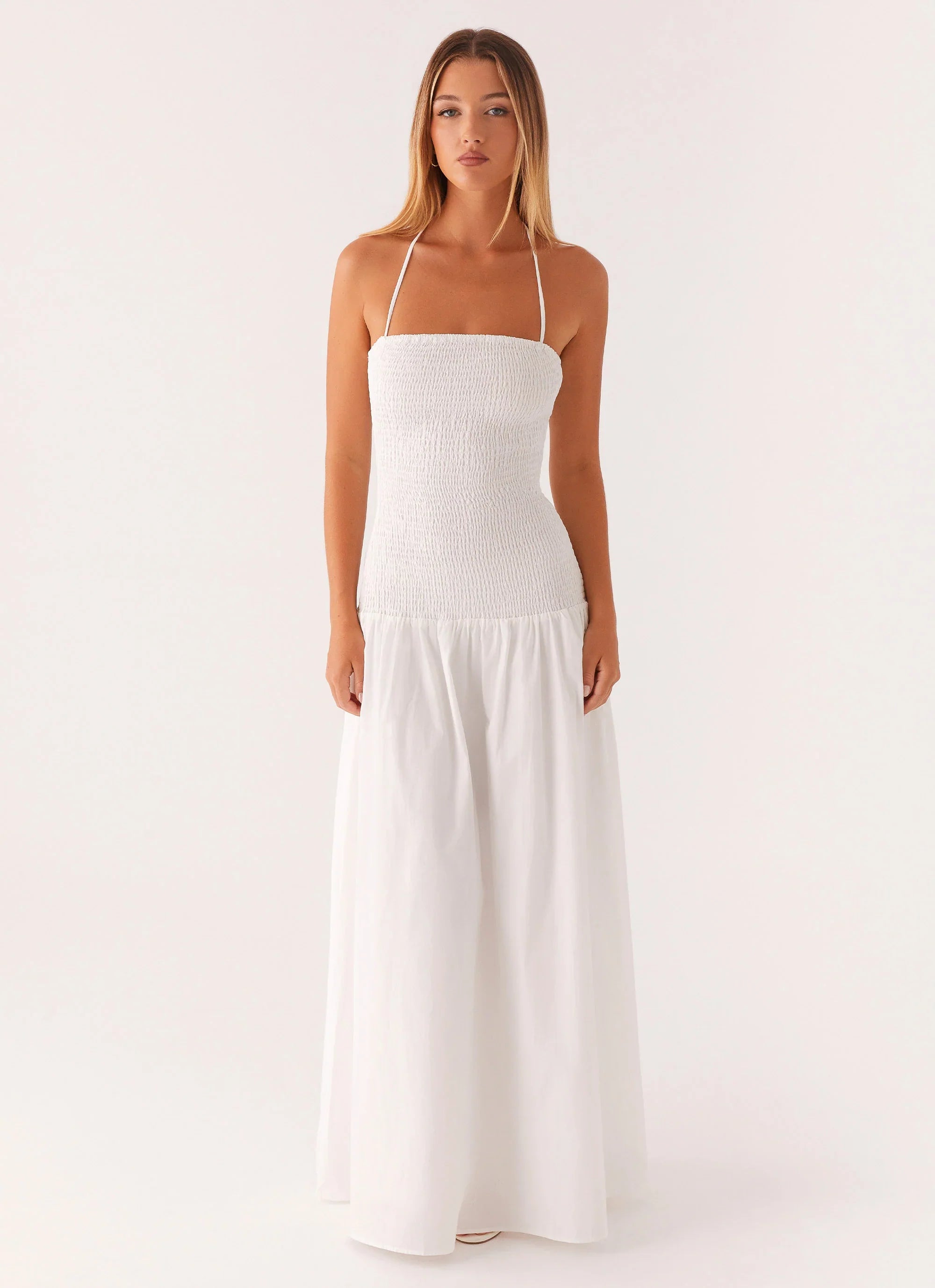 Zahra Maxi Dress White