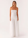 Zahra Maxi Dress White