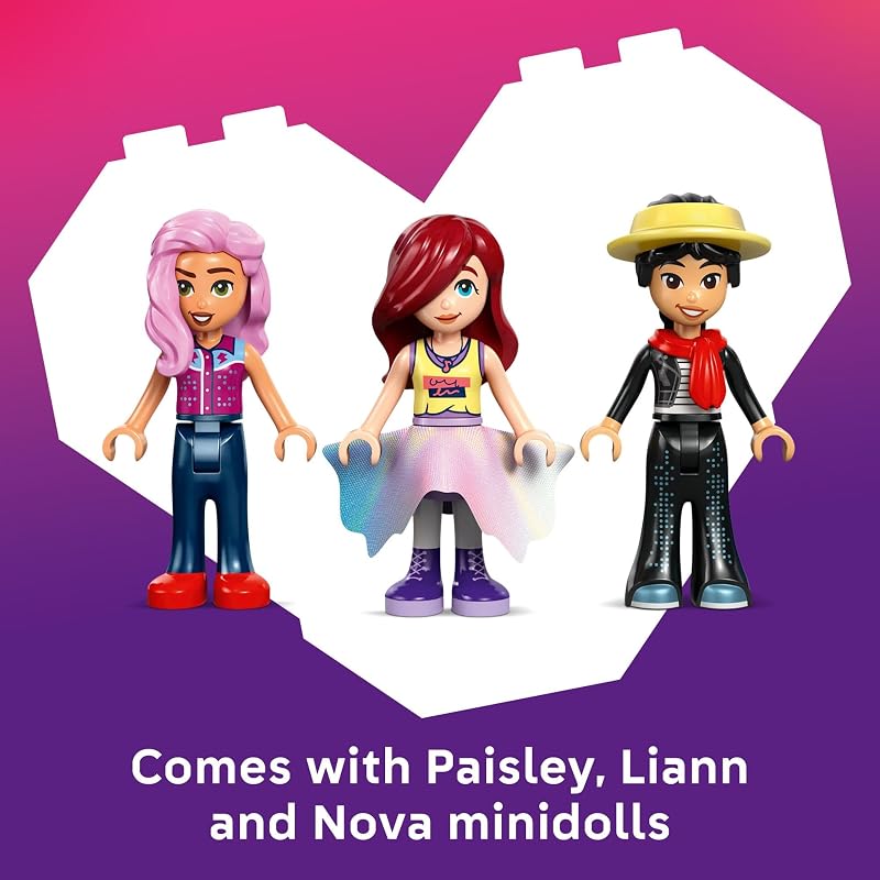 LEGO Friends Heartlake City Fashion Show Building Toy for Girls Boys Pretend Play Set for Kids Ages 7 W Paisley Liann Nova Minidolls Accessories Gift Idea for Birthdays 42685