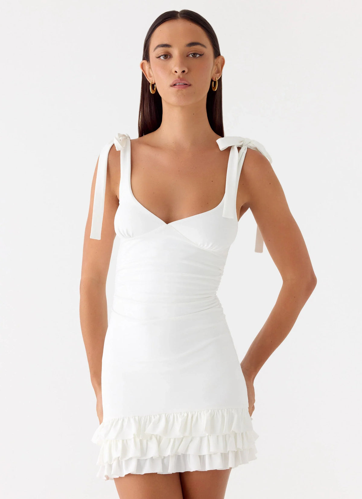 Laufey Mini Dress White