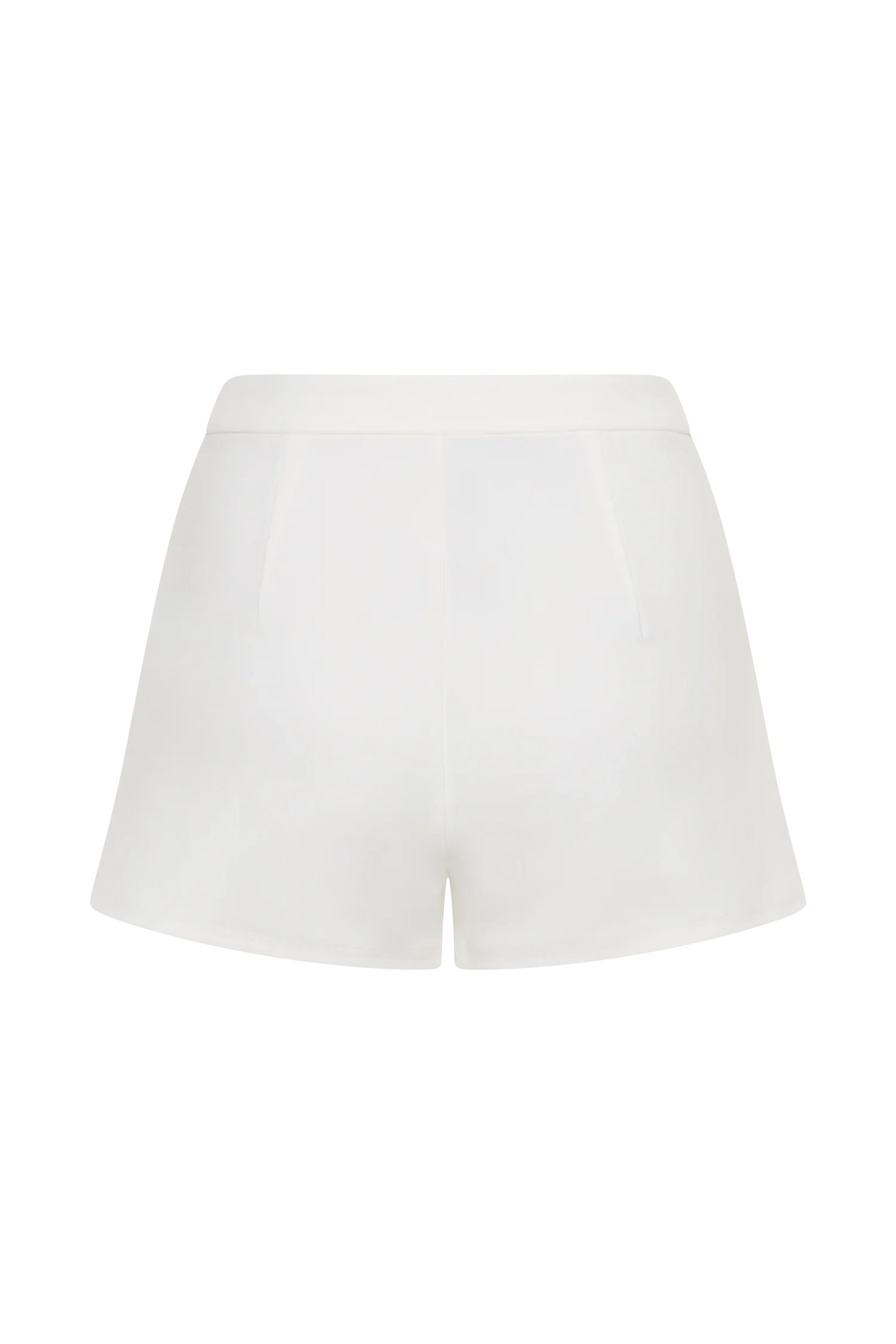 Blanca Stretch Crepe Shorts White