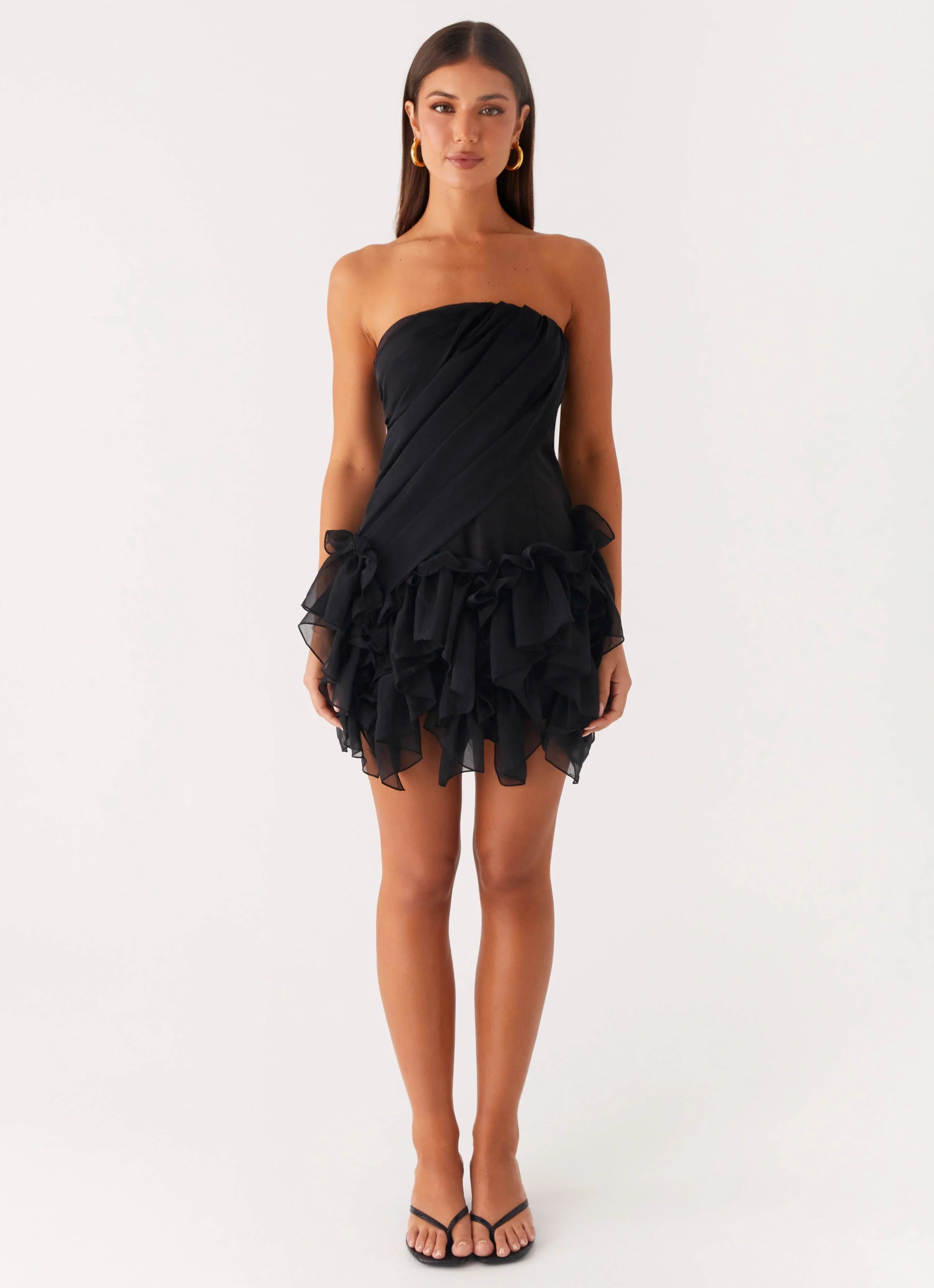 Arabian Nights Mini Dress Black