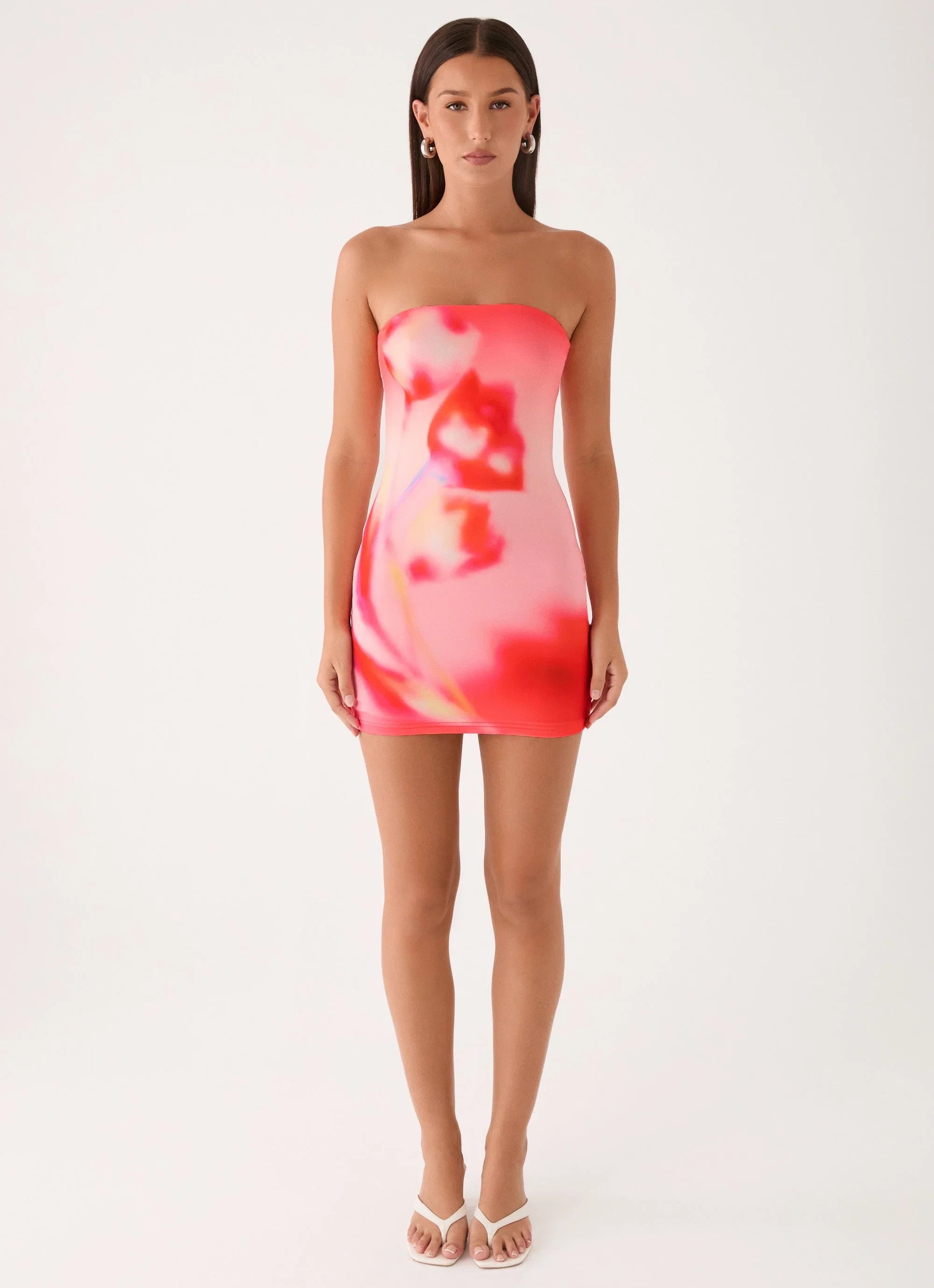 Callistae Mini Dress Sunburnt Petal