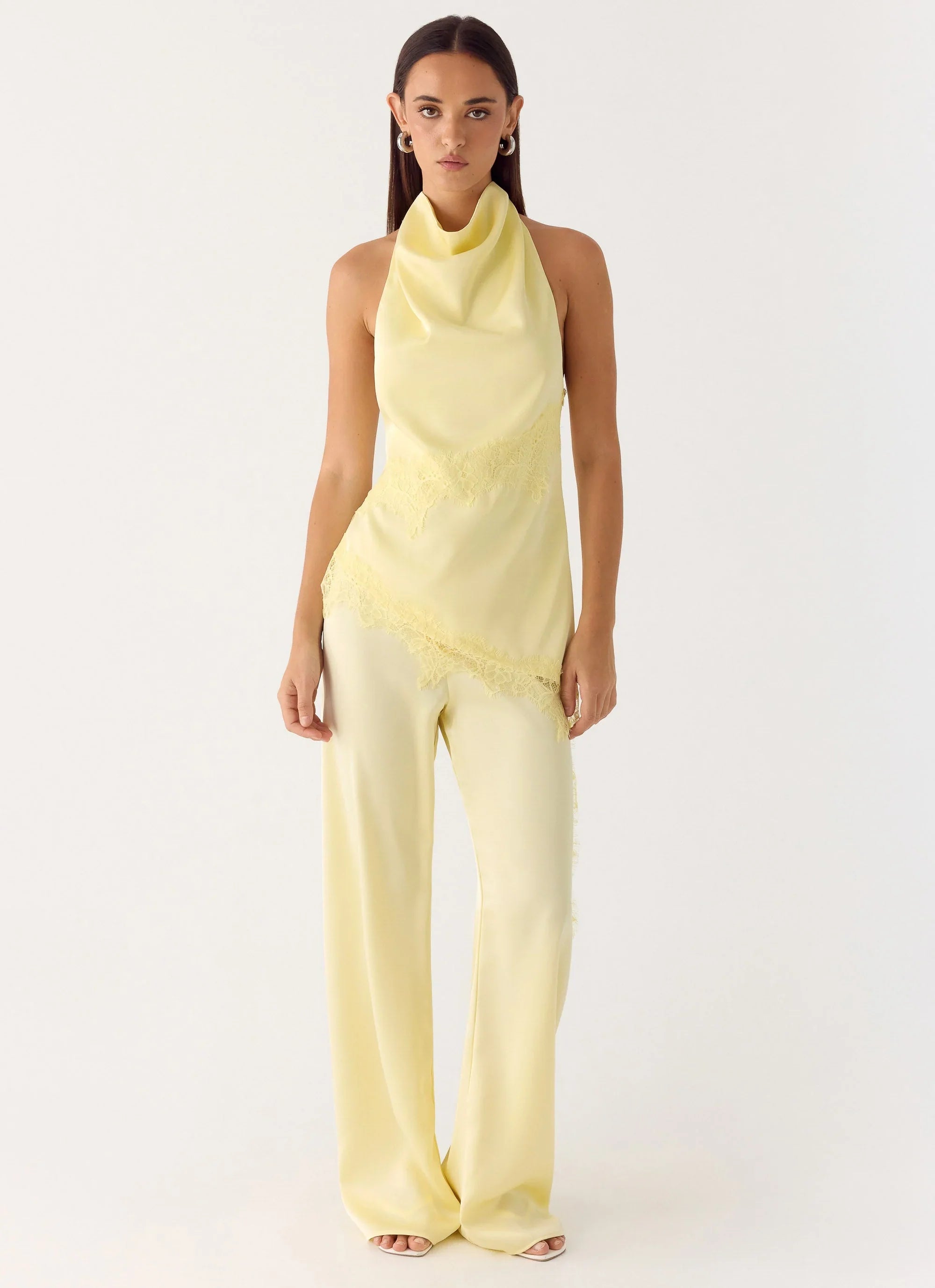 Deacon Low Rise Pants Yellow