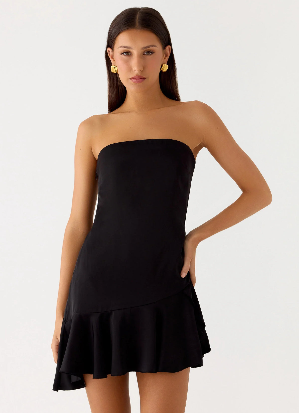 Luna Night Mini Dress Black