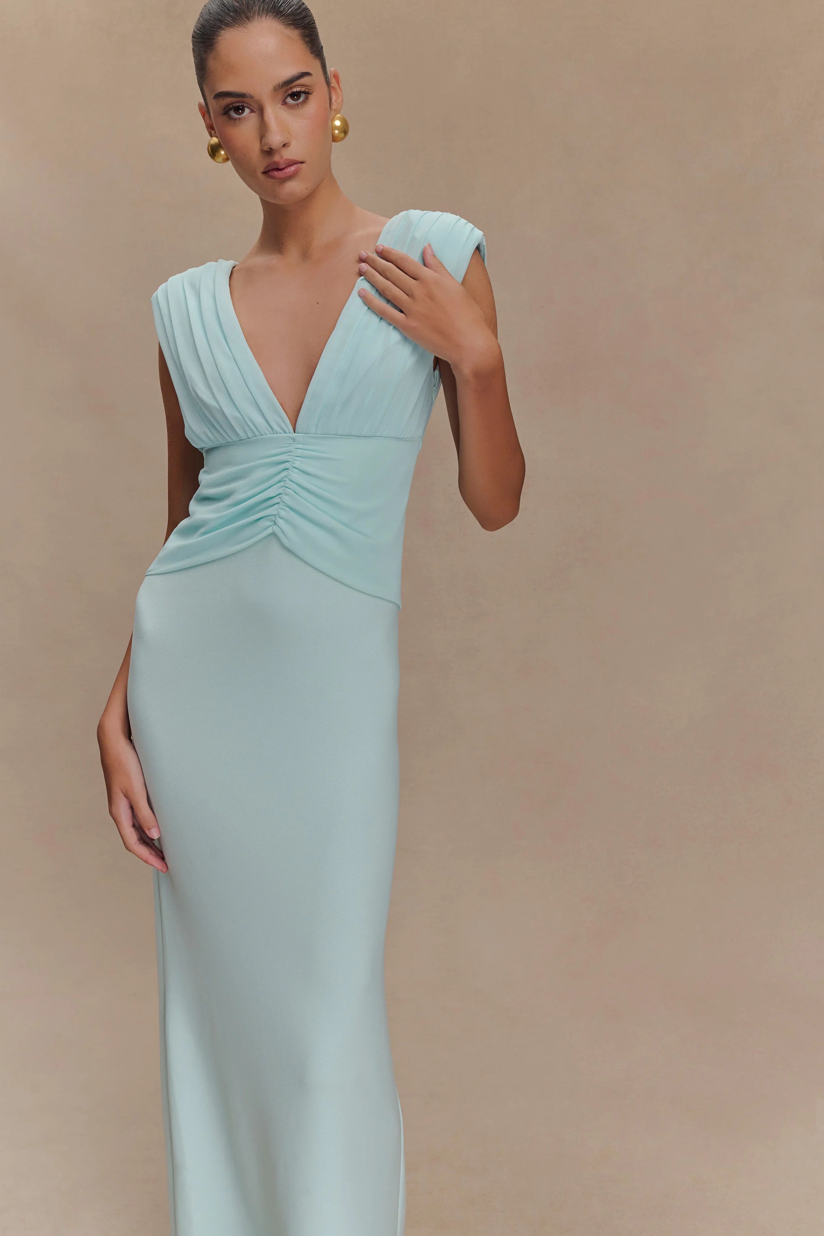 Monique Maxi Dress Ice Blue