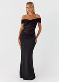 Either Way Maxi Dress Black
