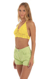 Crochet Top in Yellow