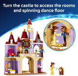 LEGO Disney Princess Belle the Beasts Enchanted Castle 43289 Building Toys for Girls Boys Ages 4 Castle Toy W Movie Characters Pretend Play 254 pieces Gift for Birthdays