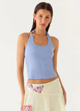 Nera Halter Top periwinkle
