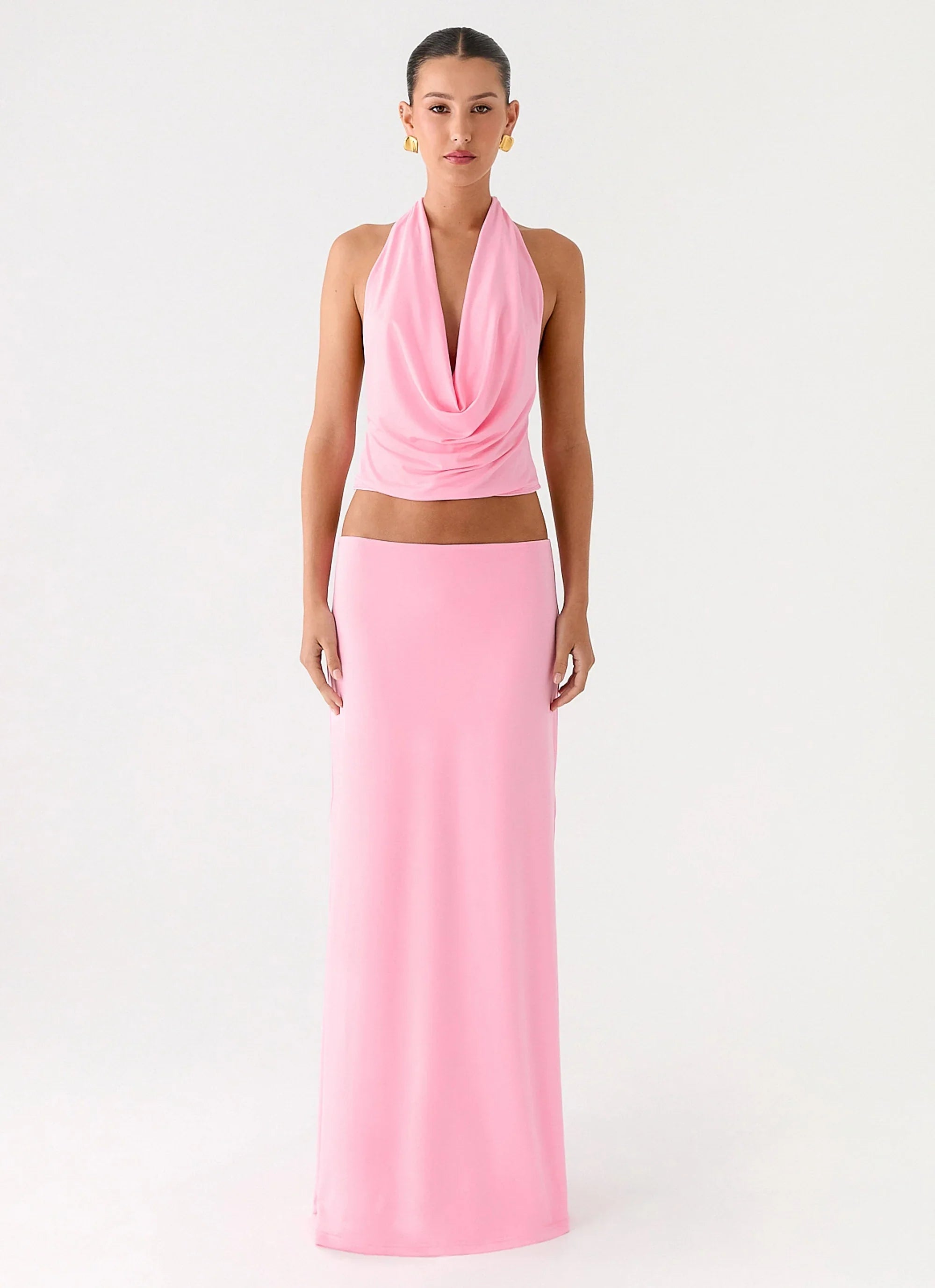Ashi Maxi Skirt Pink