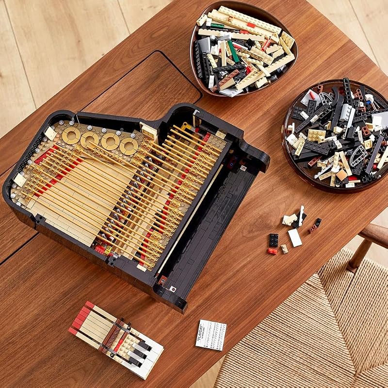 LEGO Ideas Grand Piano 21323 Model Building Set for Adults Collectible Home Décor Kit Gift for Music Lovers with Motor and Power Functions