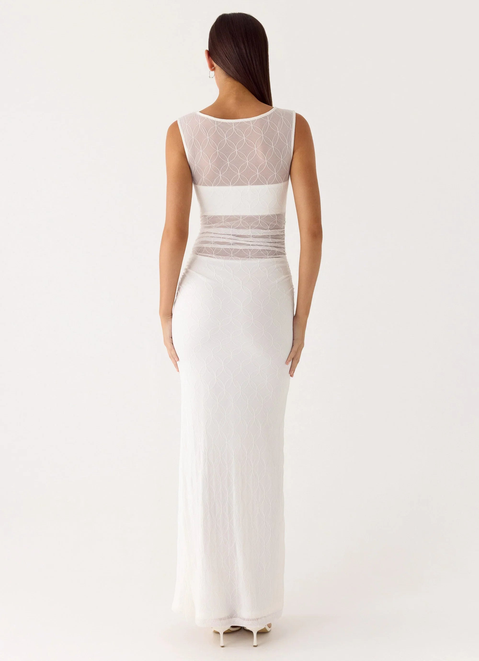 Sabre Maxi Dress White